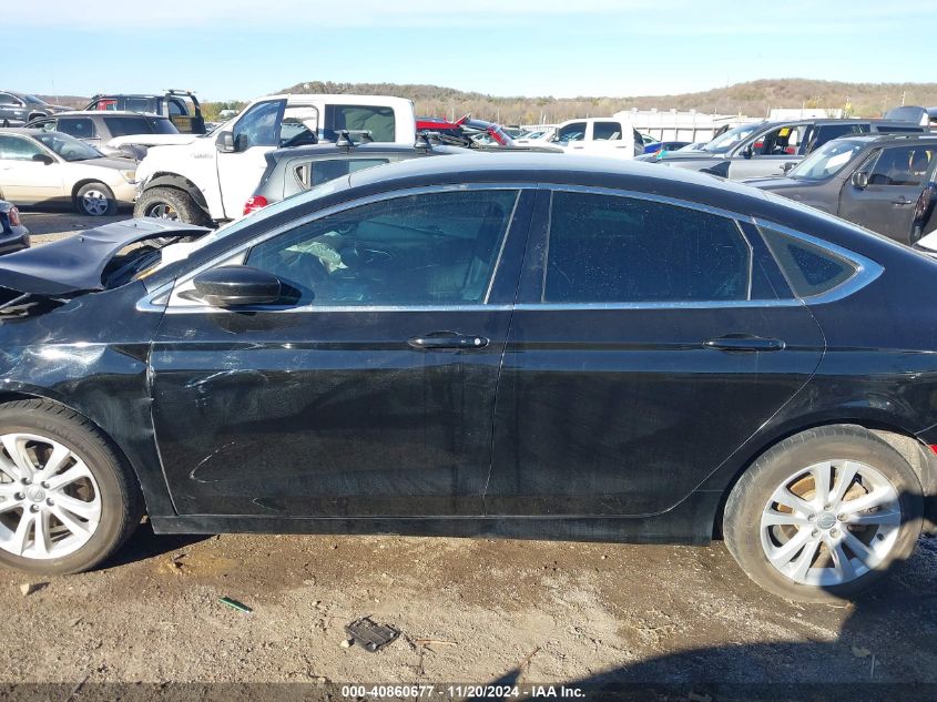 2016 Chrysler 200 Limited Platinum VIN: 1C3CCCAB3GN172594 Lot: 40860677