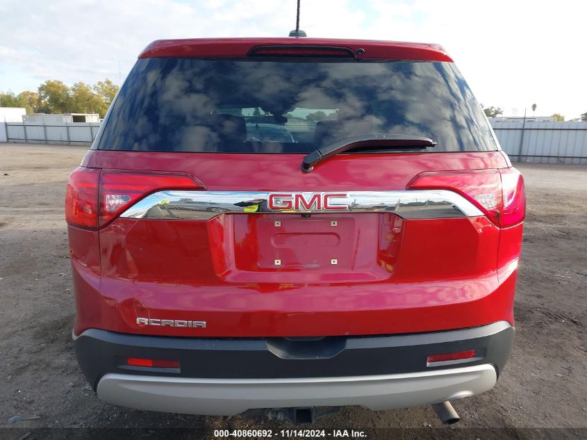 2019 GMC Acadia Sle-1 VIN: 1GKKNKLA1KZ137686 Lot: 40860692