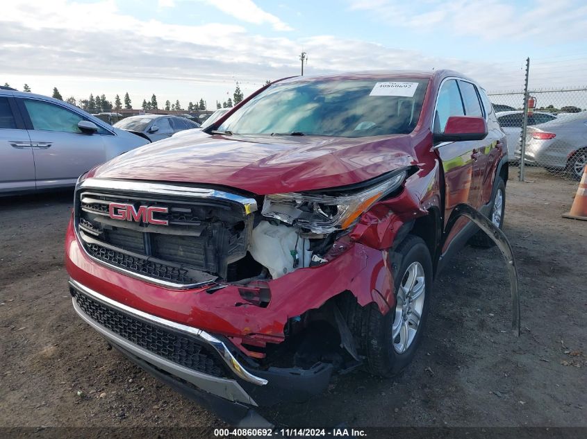 2019 GMC Acadia Sle-1 VIN: 1GKKNKLA1KZ137686 Lot: 40860692