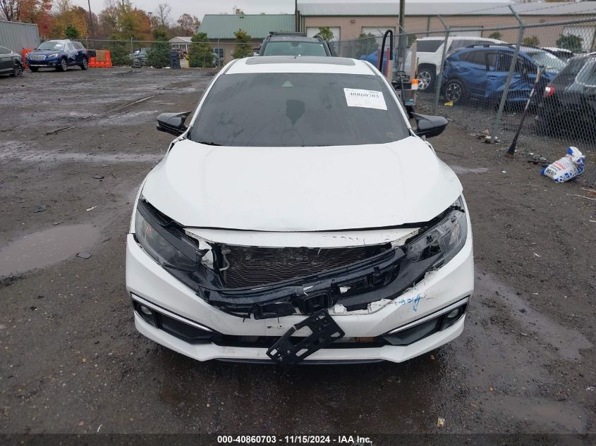 2019 Honda Civic Ex VIN: 19XFC1F30KE014404 Lot: 40860703