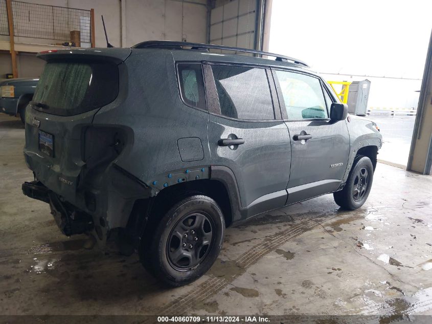 2017 Jeep Renegade Sport 4X4 VIN: ZACCJBAH7HPF37545 Lot: 40860709