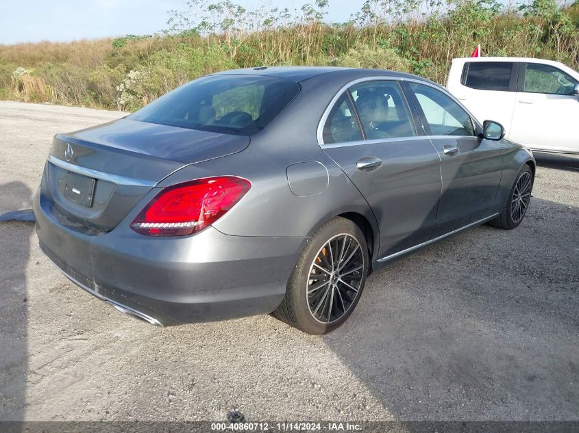 2021 Mercedes-Benz C 300 Sedan VIN: W1KWF8DB3MR627317 Lot: 40860712