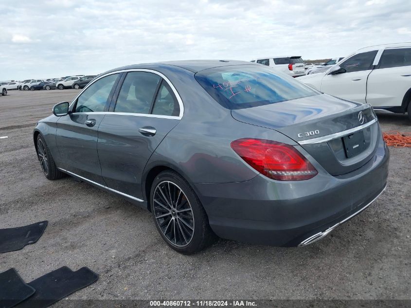 VIN W1KWF8DB3MR627317 2021 MERCEDES-BENZ C 300 no.3