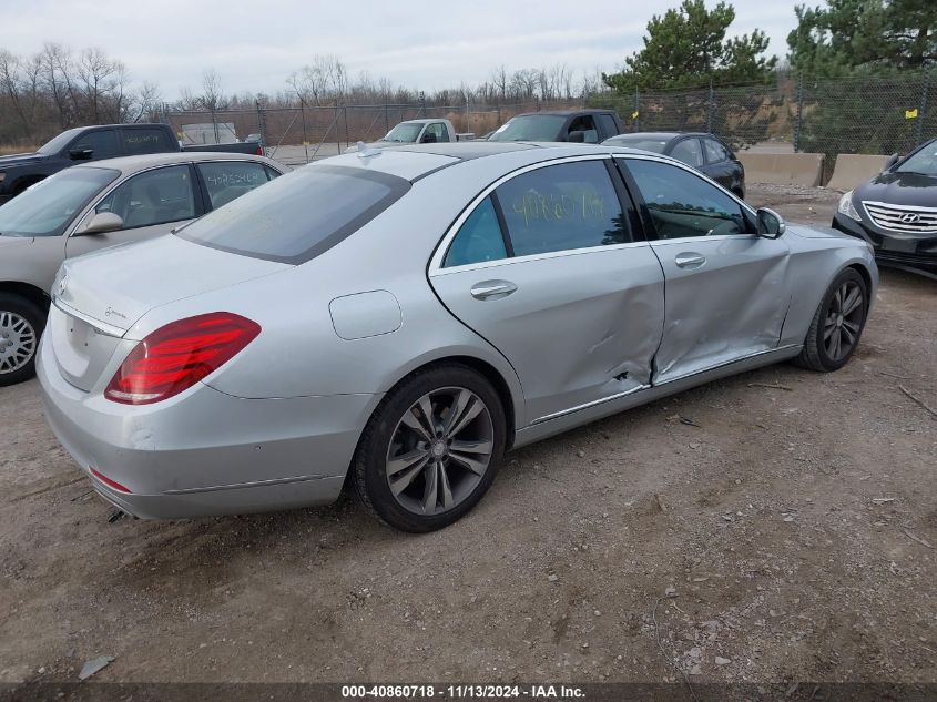 2014 Mercedes-Benz S 550 VIN: WDDUG8CB4EA046074 Lot: 40860718