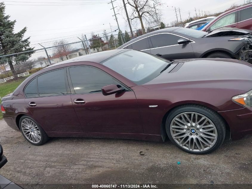 2008 BMW 750Li VIN: WBAHN83598DT79012 Lot: 40860747