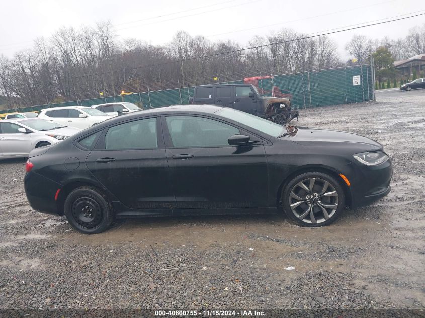 2015 Chrysler 200 S VIN: 1C3CCCDG7FN583258 Lot: 40860755