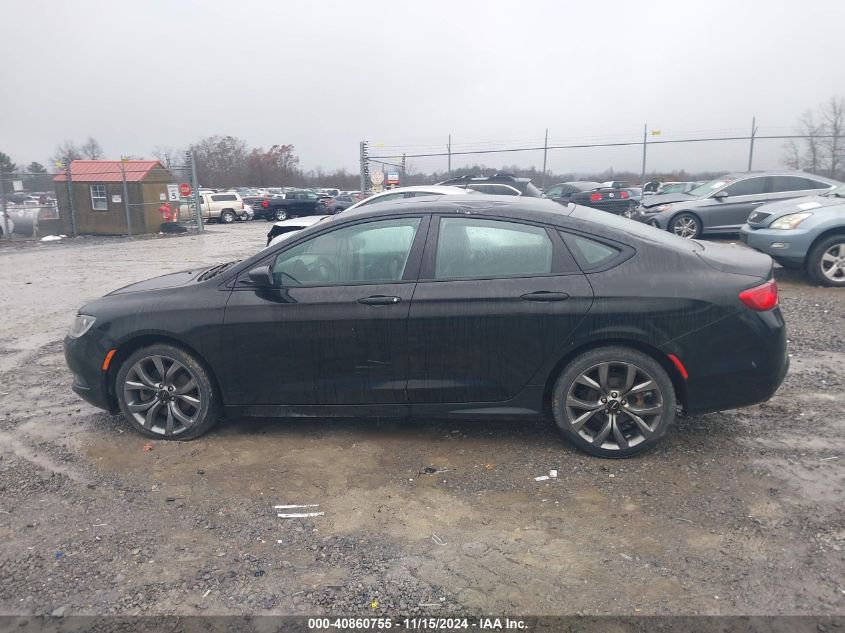 2015 Chrysler 200 S VIN: 1C3CCCDG7FN583258 Lot: 40860755