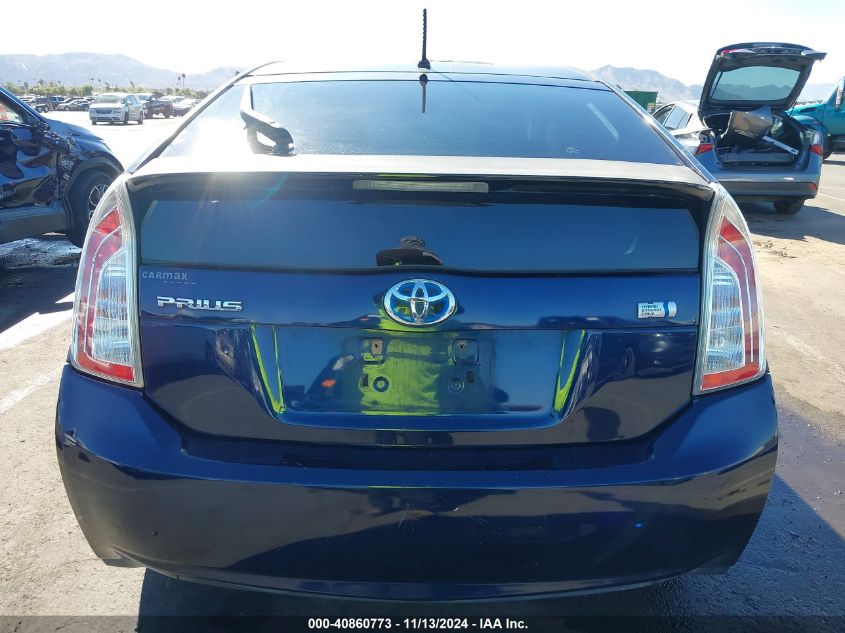 2013 Toyota Prius Two VIN: JTDKN3DUXD1622503 Lot: 40860773