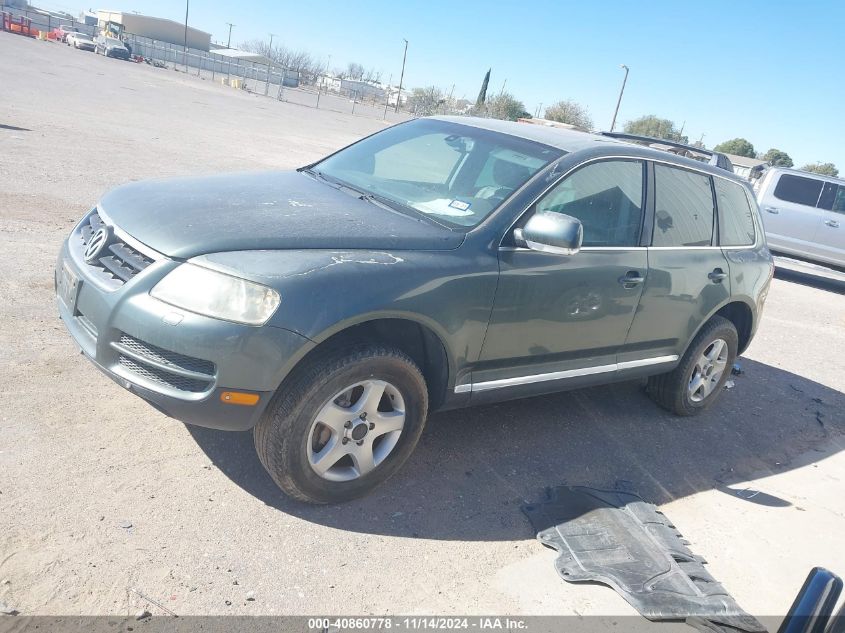 2004 Volkswagen Touareg V6 VIN: WVGBC67L54D022489 Lot: 40860778