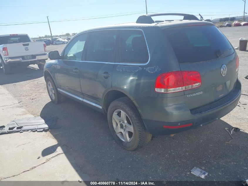 2004 Volkswagen Touareg V6 VIN: WVGBC67L54D022489 Lot: 40860778