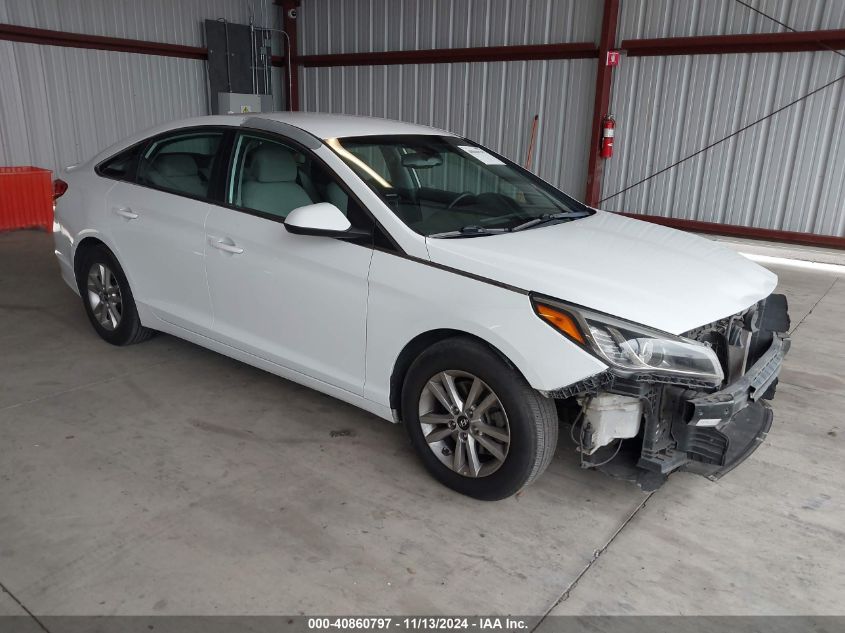 2016 Hyundai Sonata Se VIN: 5NPE24AF5GH347377 Lot: 40860797