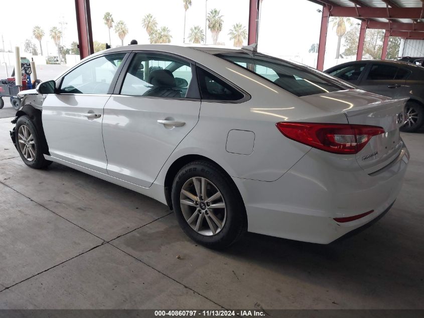 2016 Hyundai Sonata Se VIN: 5NPE24AF5GH347377 Lot: 40860797