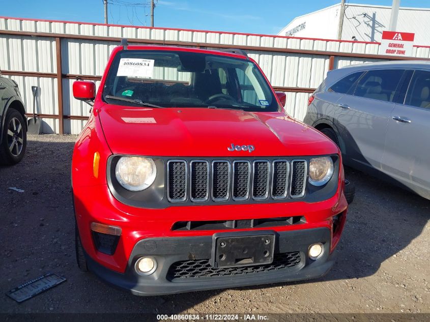 2019 Jeep Renegade Latitude Fwd VIN: ZACNJABB5KPJ98771 Lot: 40860834