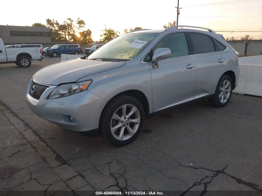 2010 Lexus Rx 350 VIN: JTJZK1BA7A2400315 Lot: 40860869