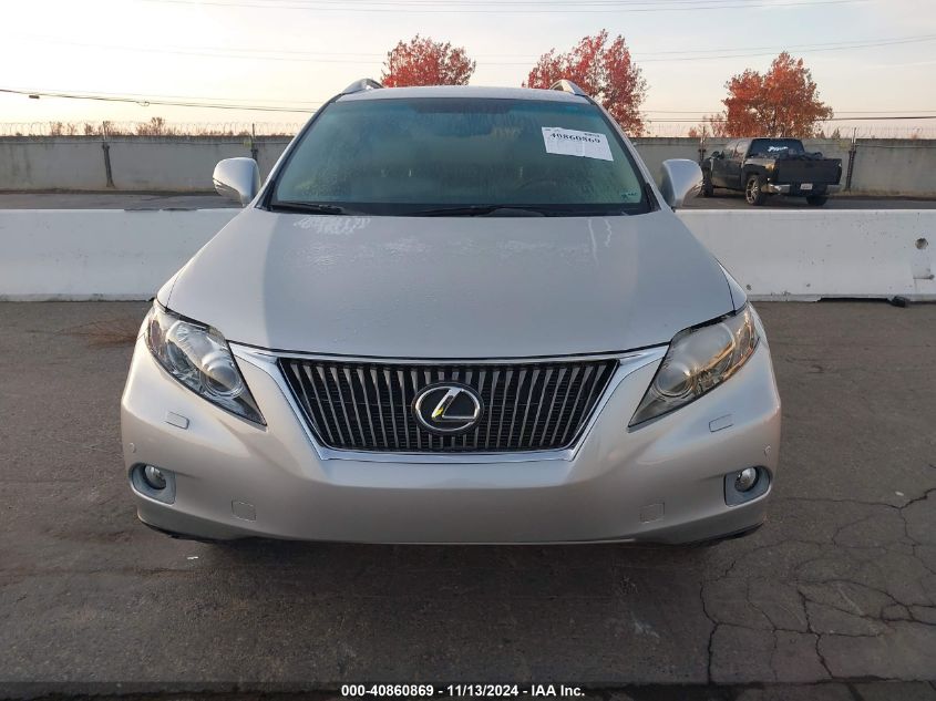 2010 Lexus Rx 350 VIN: JTJZK1BA7A2400315 Lot: 40860869