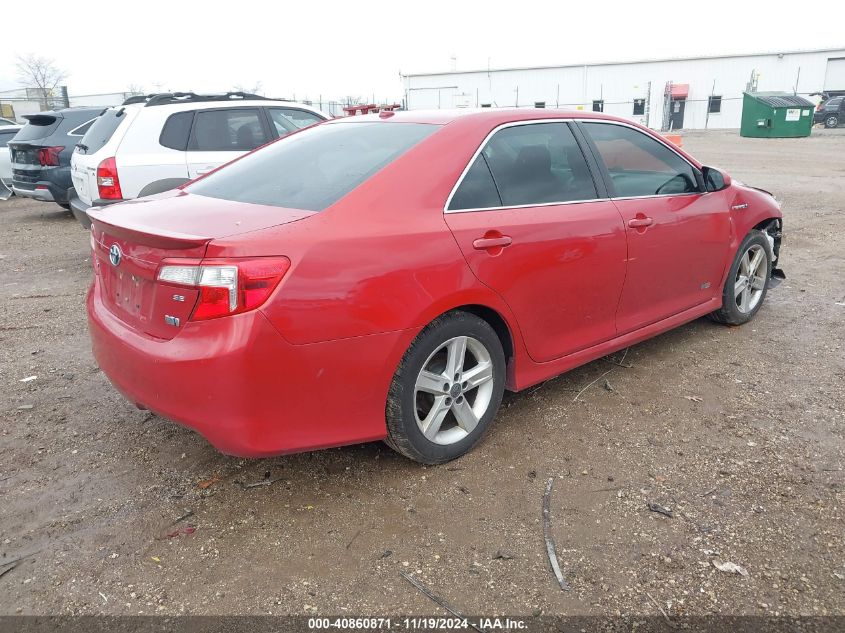 VIN 4T1BD1FK5EU121050 2014 Toyota Camry, Hybrid Se... no.4