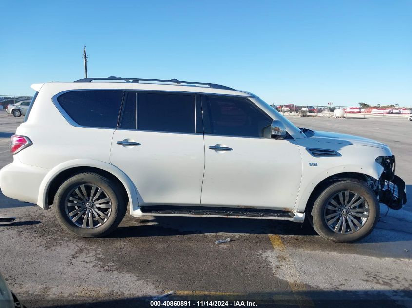 2019 Nissan Armada Platinum VIN: JN8AY2NF5K9352998 Lot: 40860891