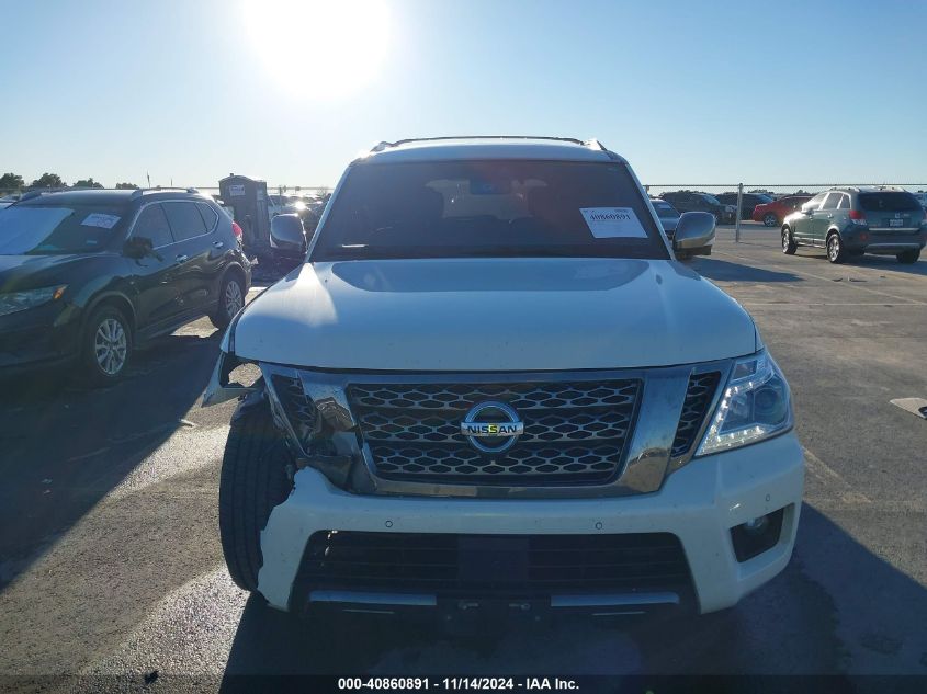 2019 Nissan Armada Platinum VIN: JN8AY2NF5K9352998 Lot: 40860891