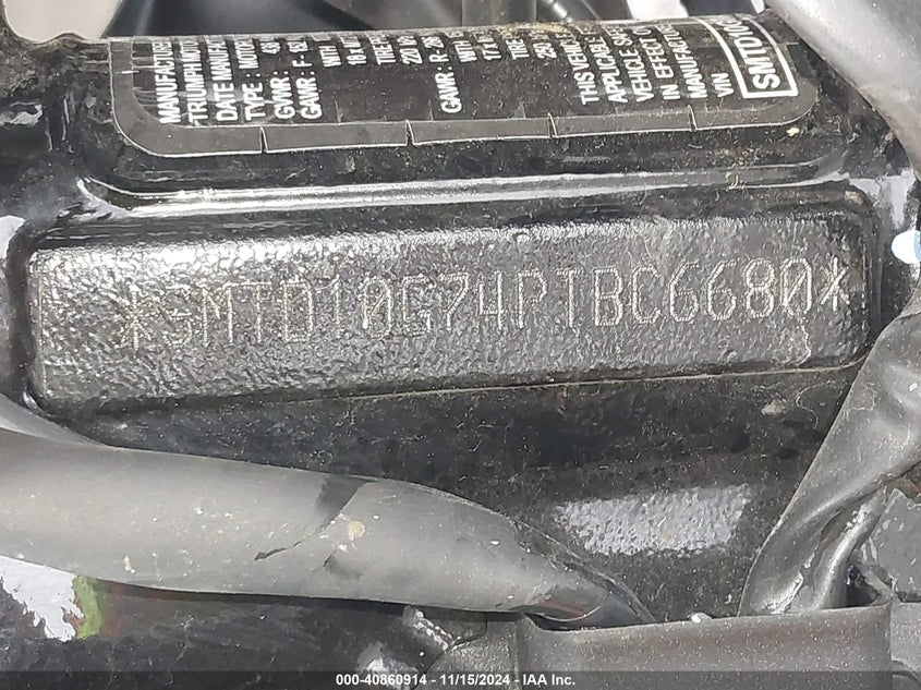 2023 TRIUMPH MOTORCYCLE BONNEVILLE T100 - SMTD10G74PTBC6680