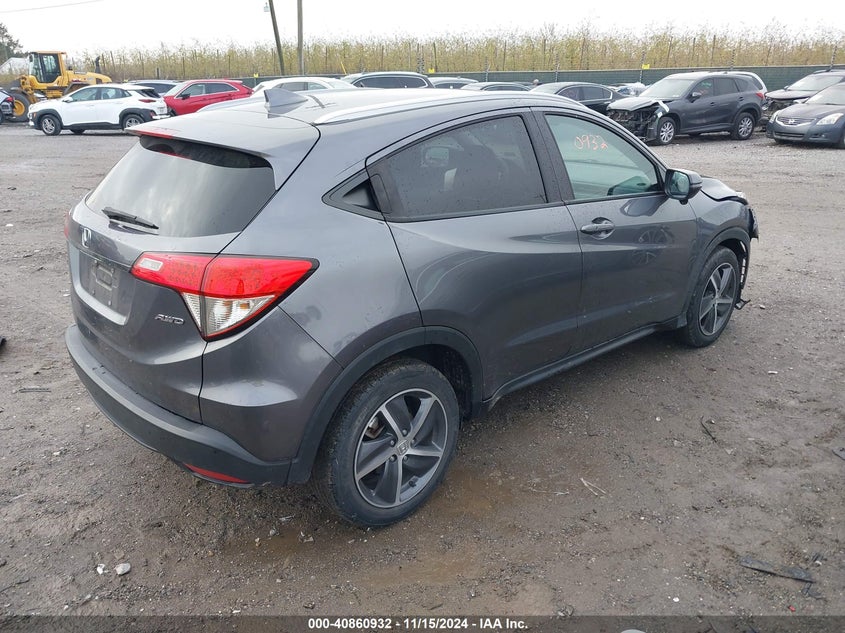 VIN 3CZRU6H53MM723076 2021 HONDA HR-V AWD EX