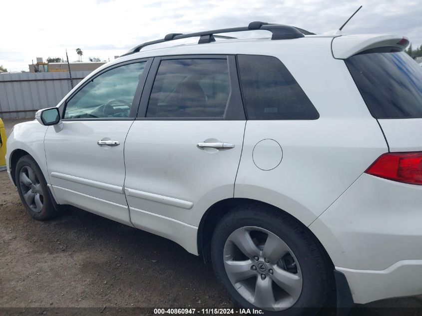 2007 Acura Rdx VIN: 5J8TB185X7A014247 Lot: 40860947