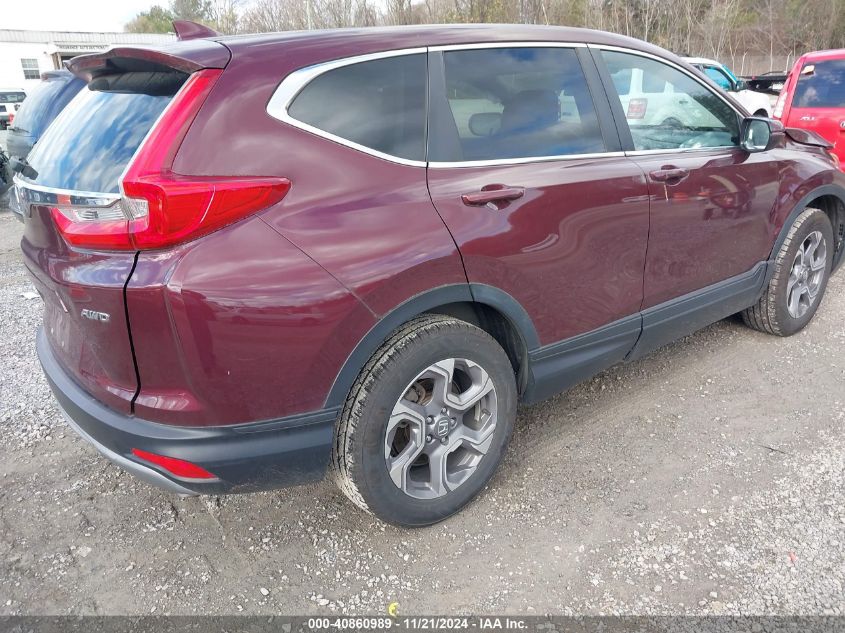 2019 Honda Cr-V Ex VIN: 7FARW2H53KE062826 Lot: 40860989