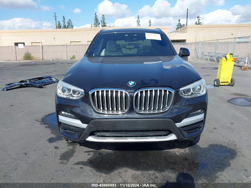 2021 BMW X3 xDrive30I VIN: 5UXTY5C05M9H95290 Lot: 40860993