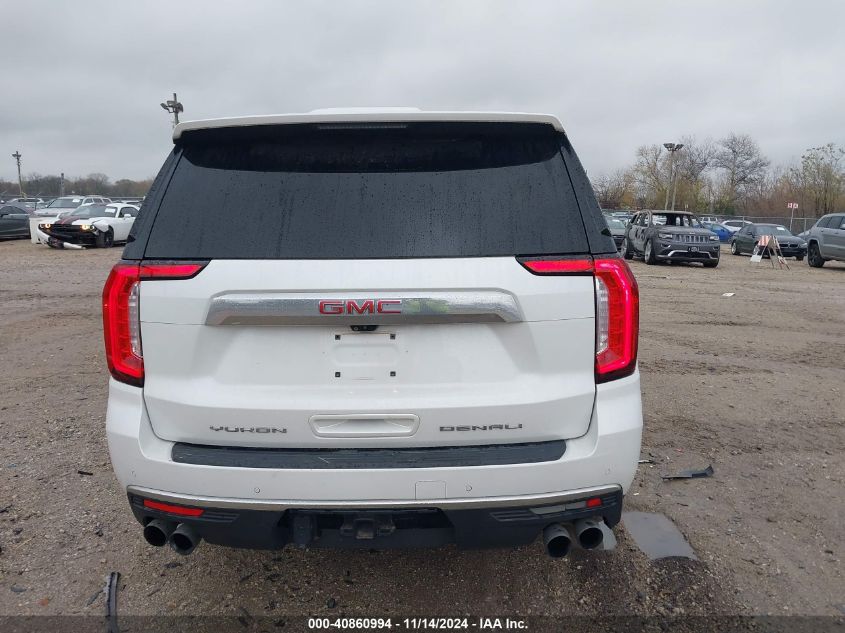 2021 GMC Yukon 4Wd Denali VIN: 1GKS2DKL5MR191678 Lot: 40860994