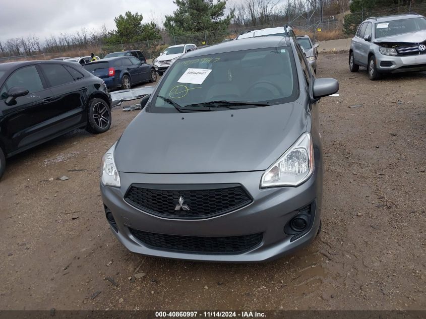 2020 Mitsubishi Mirage G4 Es VIN: ML32F3FJ7LHF01536 Lot: 40860997