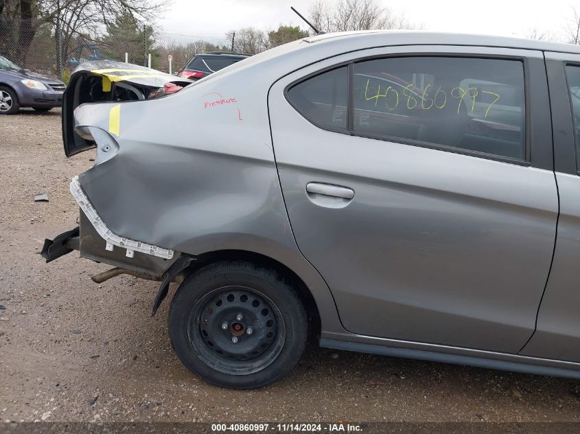 2020 Mitsubishi Mirage G4 Es VIN: ML32F3FJ7LHF01536 Lot: 40860997