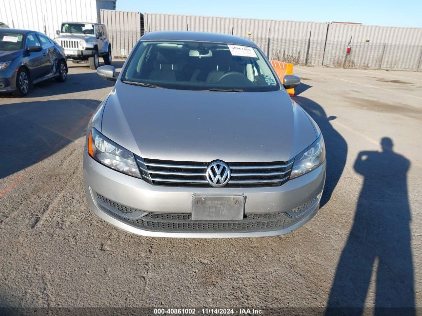 2013 Volkswagen Passat 2.5L Wolfsburg Edition VIN: 1VWAH7A30DC149721 Lot: 40861002