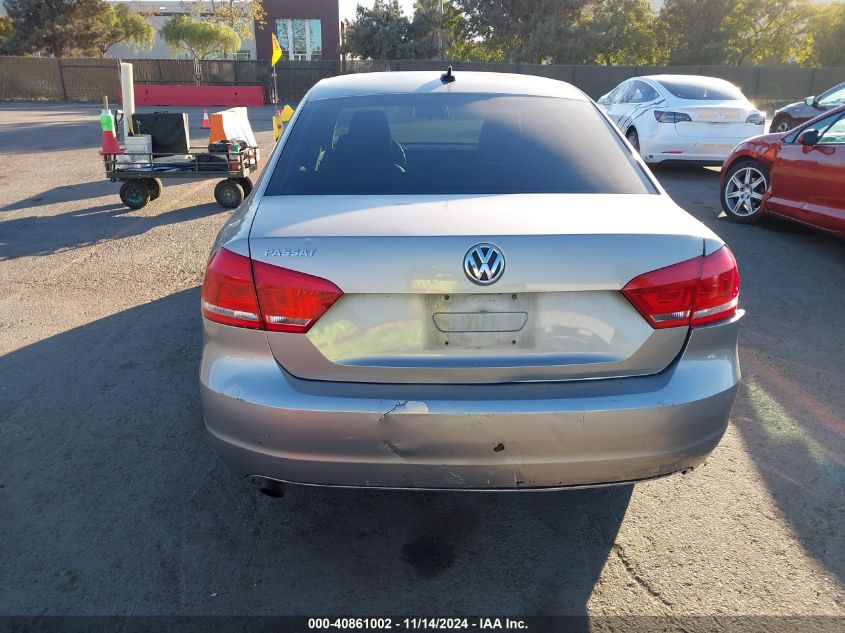 2013 Volkswagen Passat 2.5L Wolfsburg Edition VIN: 1VWAH7A30DC149721 Lot: 40861002