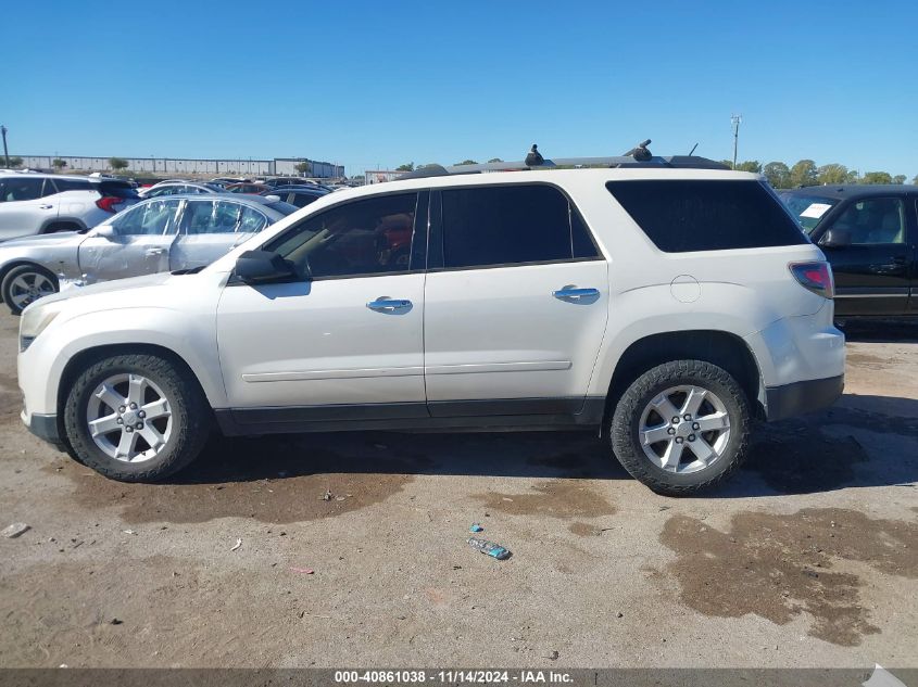 2013 GMC Acadia Sle VIN: 1GKKRPKD1DJ165969 Lot: 40861038