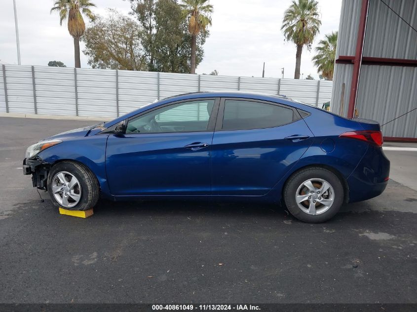 2015 Hyundai Elantra Se VIN: 5NPDH4AE1FH645327 Lot: 40861049