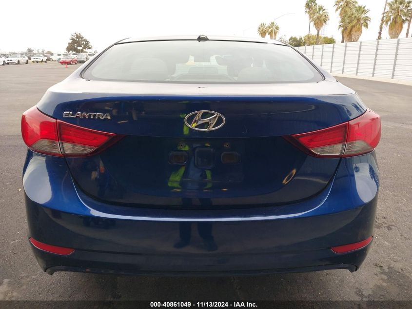 2015 Hyundai Elantra Se VIN: 5NPDH4AE1FH645327 Lot: 40861049