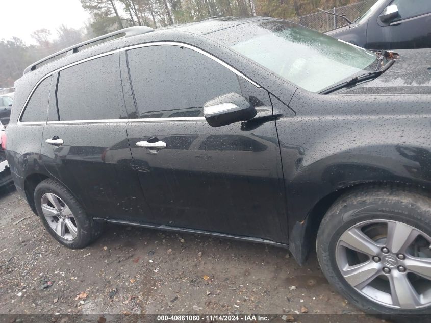 VIN 2HNYD2H33DH504670 2013 Acura MDX, Technology Pa... no.13