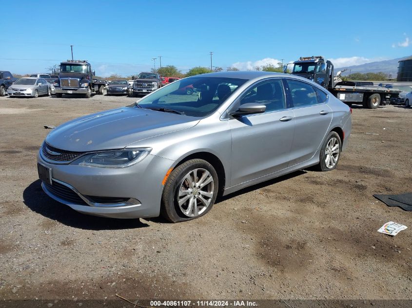 VIN 1C3CCCAB7FN748833 2015 CHRYSLER 200 no.2