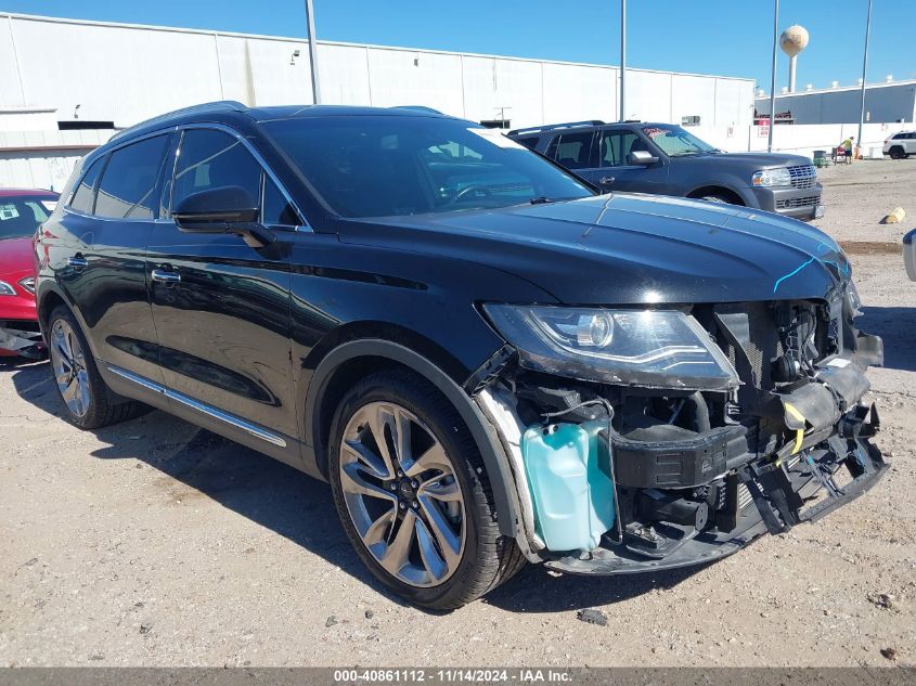 2017 Lincoln Mkx Reserve VIN: 2LMPJ6LP4HBL53097 Lot: 40861112