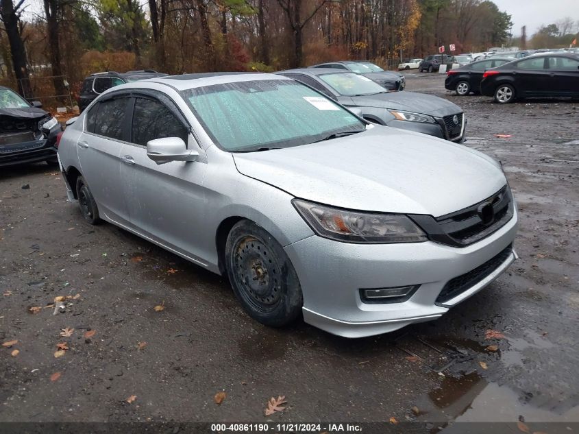 VIN 1HGCR2F8XDA125441 2013 Honda Accord, Ex-L no.1