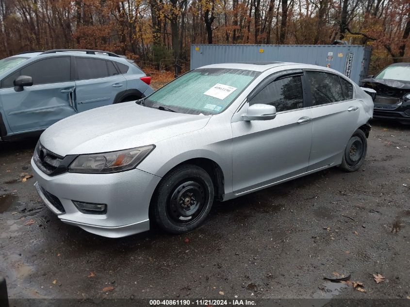 VIN 1HGCR2F8XDA125441 2013 Honda Accord, Ex-L no.2