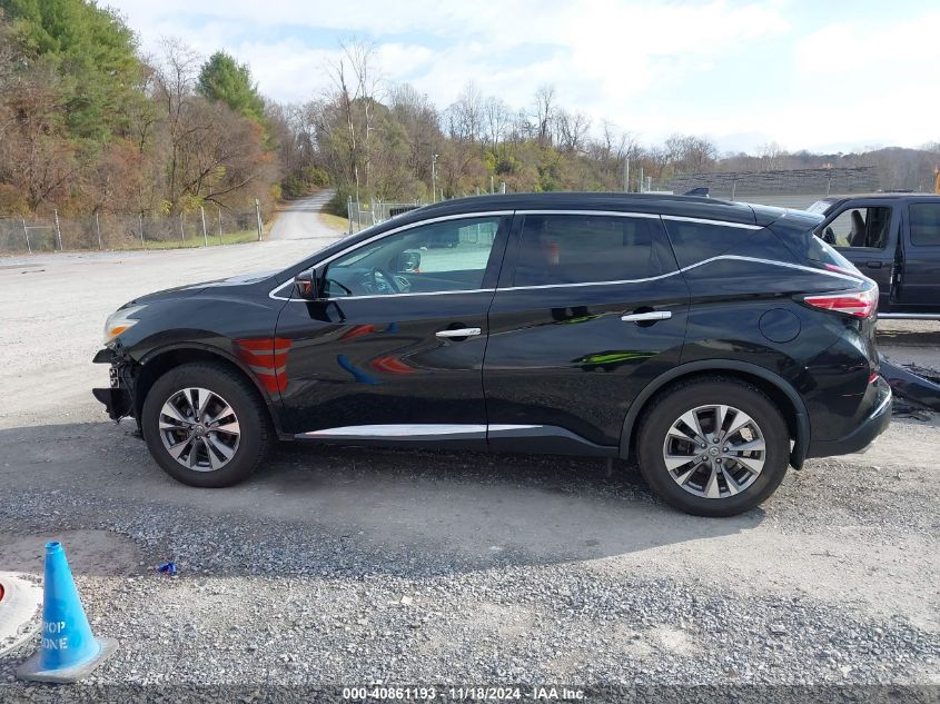 2016 Nissan Murano Sv VIN: 5N1AZ2MH5GN144786 Lot: 40861193