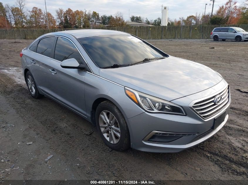 VIN 5NPE24AF0FH256807 2015 Hyundai Sonata, SE no.1