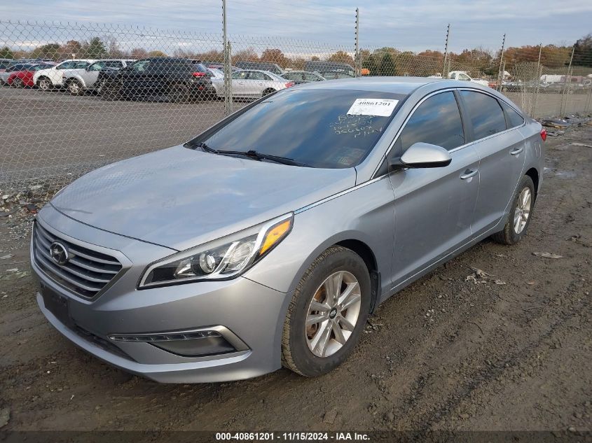 VIN 5NPE24AF0FH256807 2015 Hyundai Sonata, SE no.6