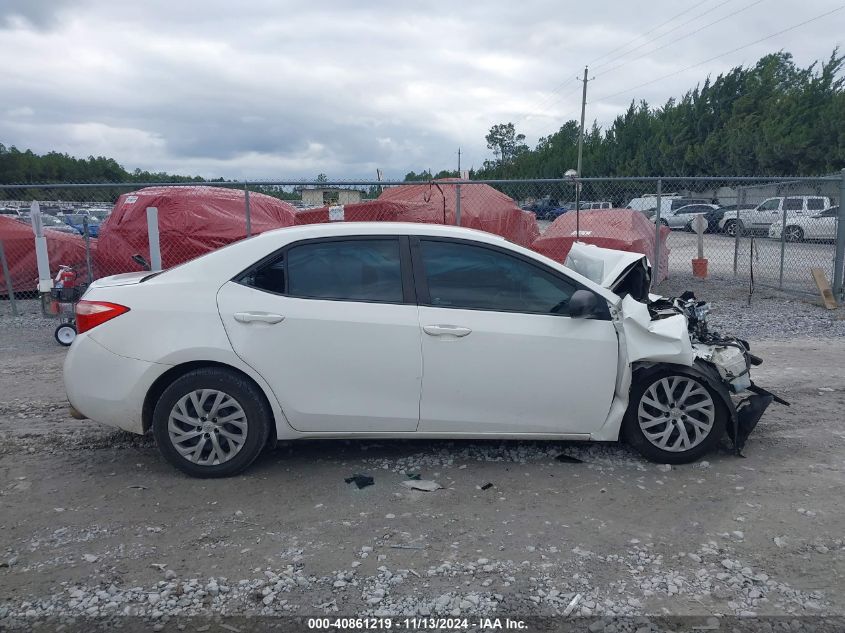 2017 Toyota Corolla Le VIN: 2T1BURHE5HC950874 Lot: 40861219