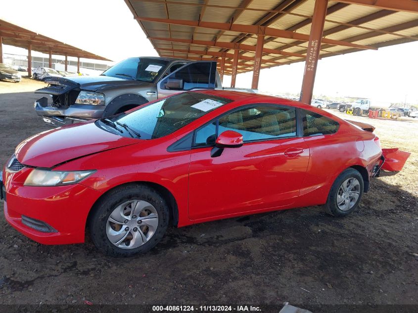 2013 Honda Civic Lx VIN: 2HGFG3B50DH523764 Lot: 40861224