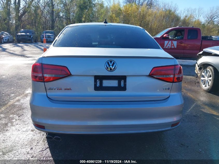 2015 Volkswagen Jetta 2.0L Tdi Sel VIN: 3VWLA7AJ9FM262712 Lot: 40861239