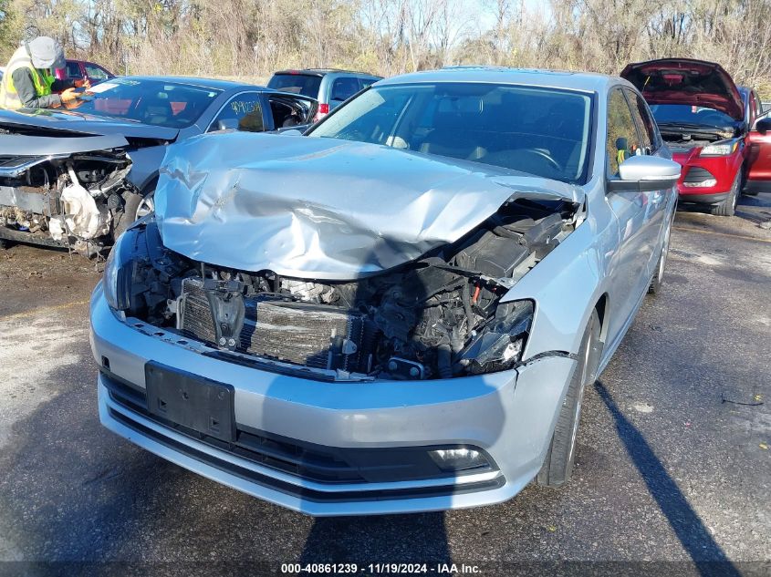 2015 Volkswagen Jetta 2.0L Tdi Sel VIN: 3VWLA7AJ9FM262712 Lot: 40861239