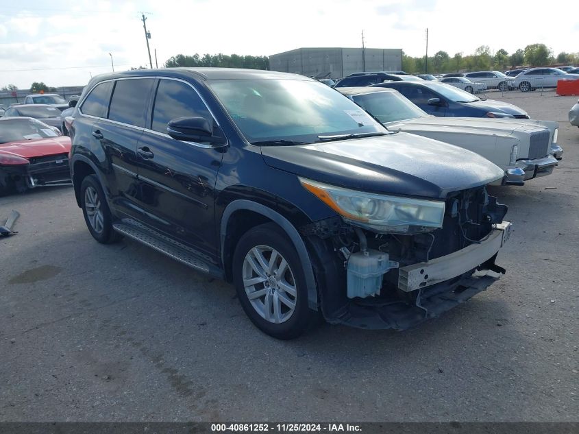 2015 Toyota Highlander, LE