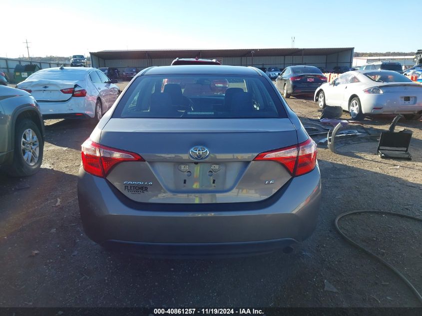 2017 Toyota Corolla Le VIN: 5YFBURHEXHP668360 Lot: 40861257