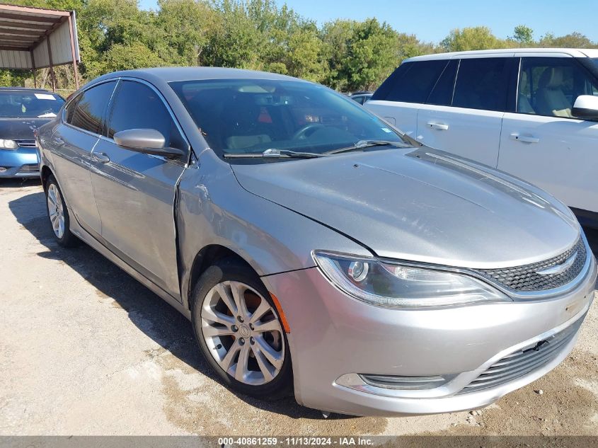 2015 Chrysler 200 Limited VIN: 1C3CCCAB7FN597055 Lot: 40861259